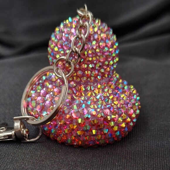 Rubber Ducky Keychains/Bag Charms, Bling Rubber Ducks, Bedazzled Ducks - Picture 5 of 15